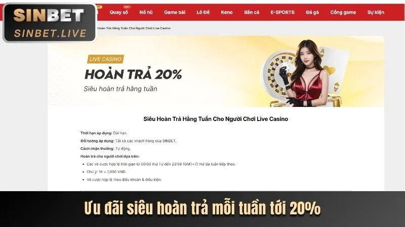 Các chương trình khuyến mãi mới nhất tại 168vn login